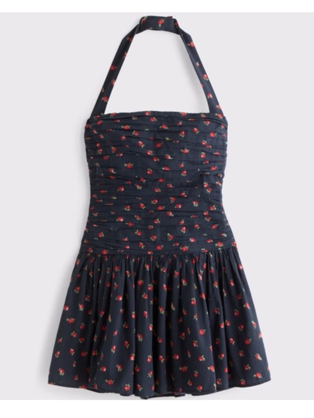 A&F Emerson Drop-Waist Halter Mini Dress
